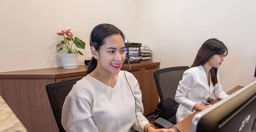 Serviced Office, Bangkok, Thailand, Reception