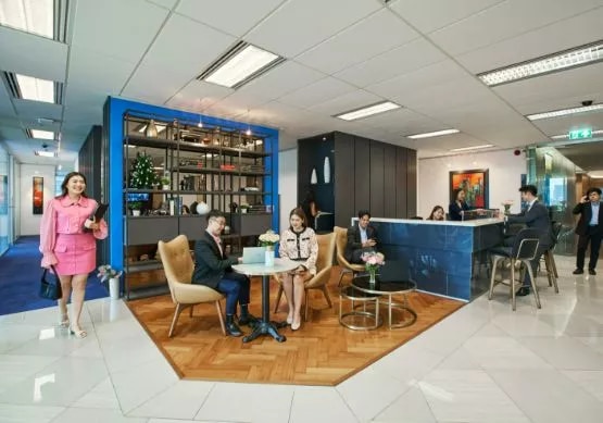 Serviced Office, Park Ventures Ecoplex, Bangkok, Thailand, Reception Area